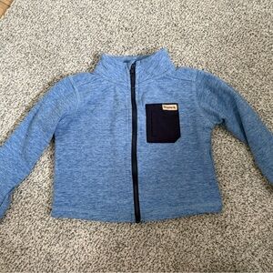 Toddler BEARPAW sweater fleece full-zip jacket.
